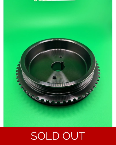 Toyota 4EFTE crank pulley with 60-2 trigger wheel